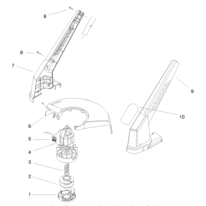 Motor and Housing Assembly