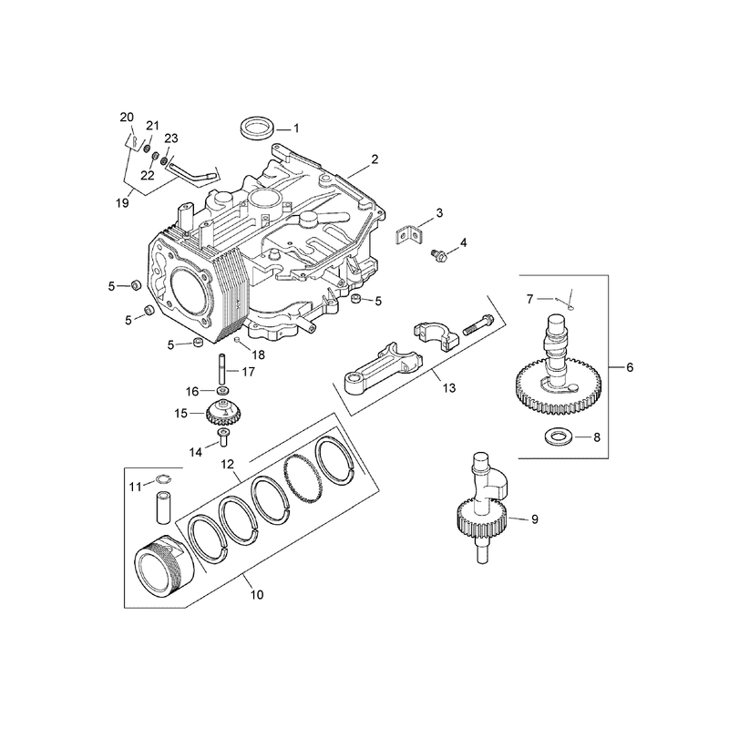 Crankcase Assembly Kohler CV13T-21540