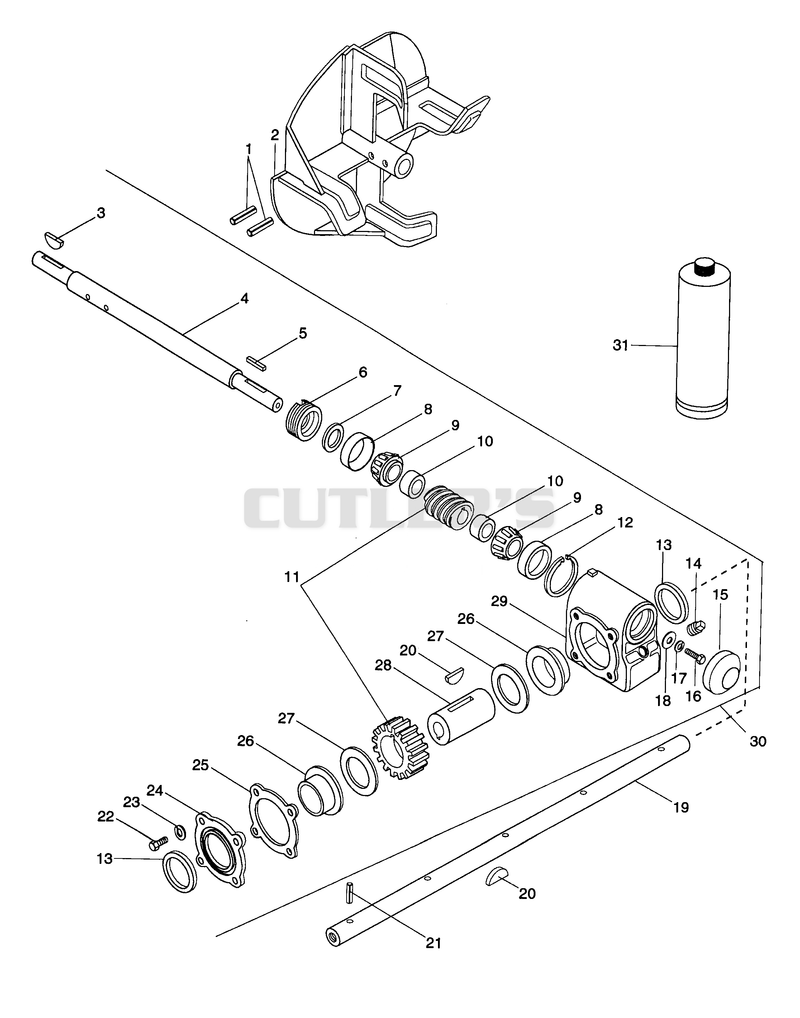 Gear Case Cast Iron