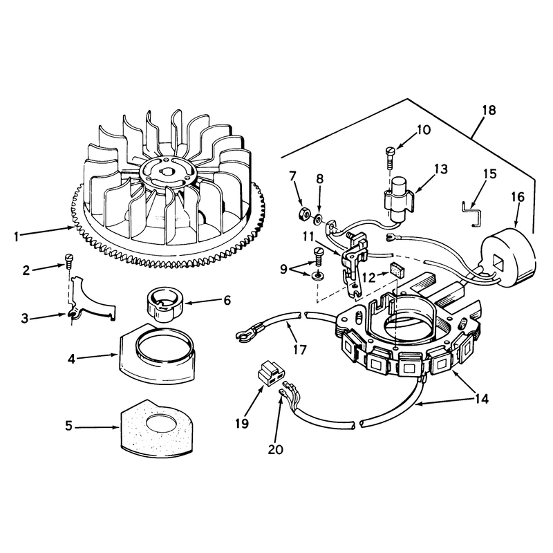 Model 610816 Magneto Assembly (electric)