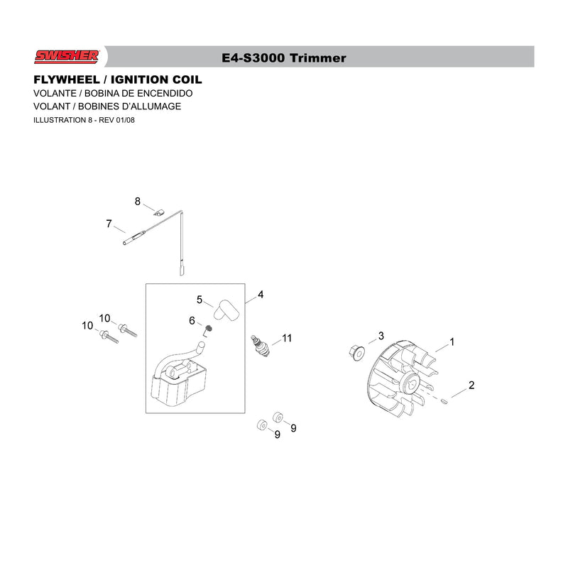 FLYWHEEL / IGNITION COIL