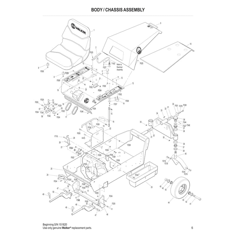 BODY / CHASSIS ASSEMBLY