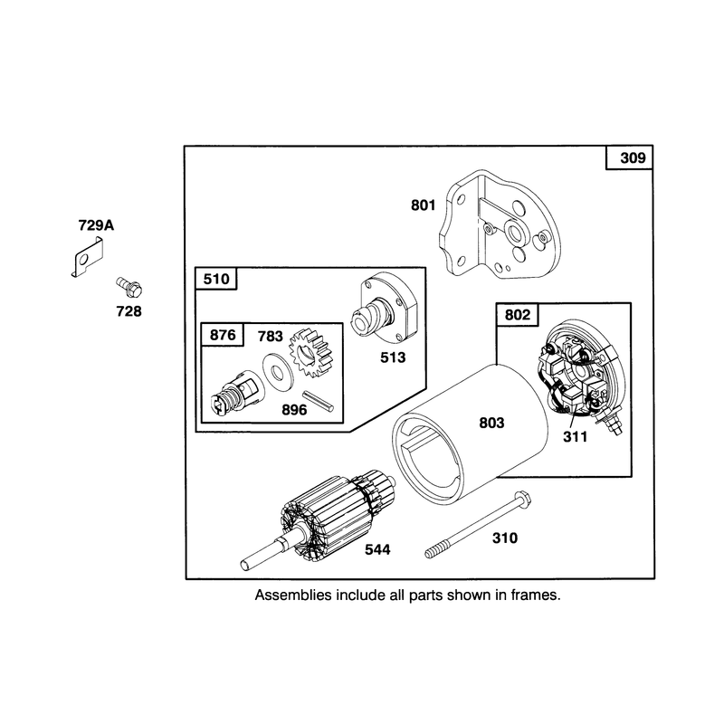 Engine Briggs and Stratton Model 286707-0453-01