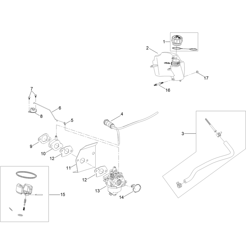 Fuel System and Carburetor Assembly