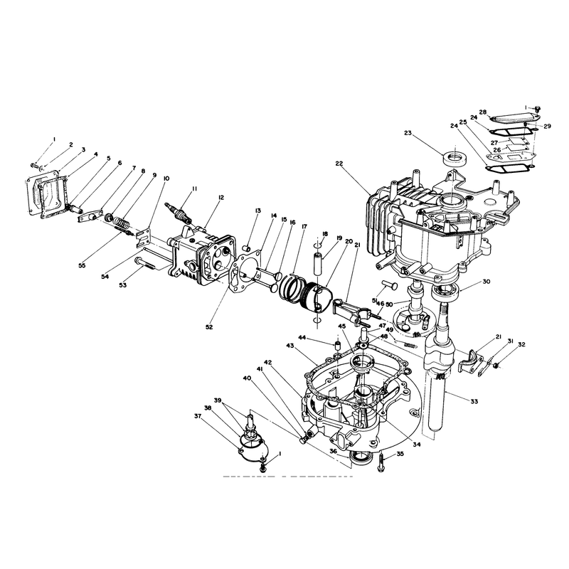 Engine Assembly Model No Vmh7