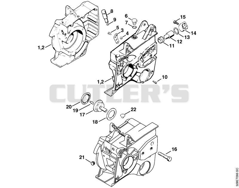 Crankcase ⇥ X 23 529 742, X 23 531 439 (27.91)