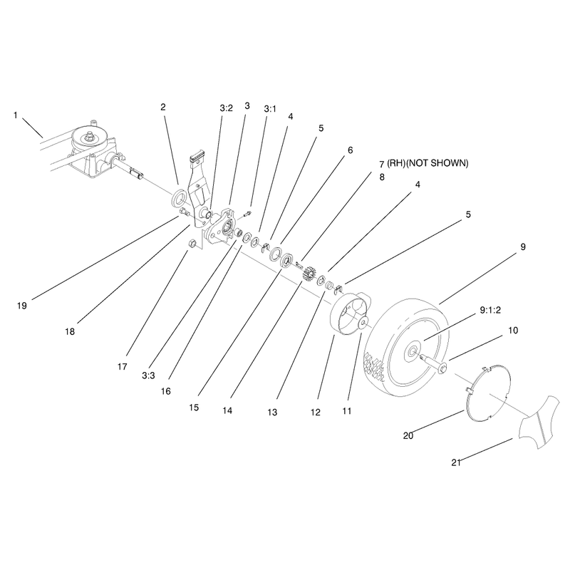 Gearcase and Wheel Assembly