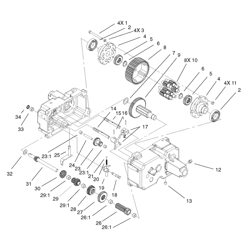 Transmission Gear Assembly