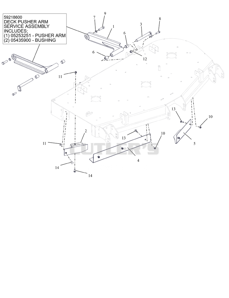 Stabilizer Arms and Baffles - 52
