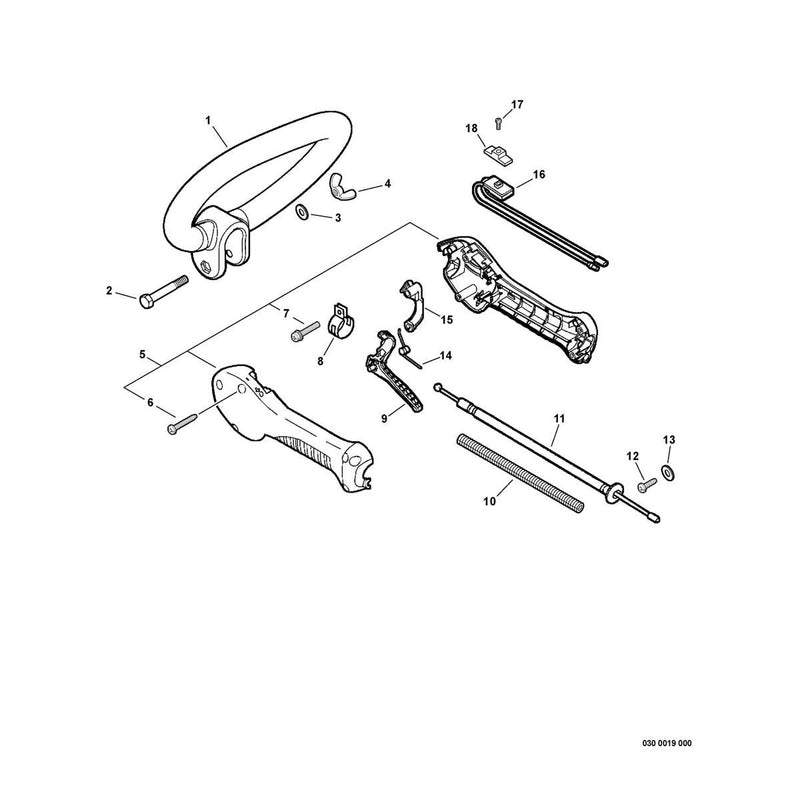 Handles, Ignition Switch,Throttle Cable