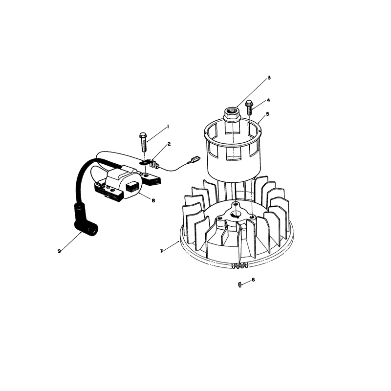 Magneto and Flywheel Assembly