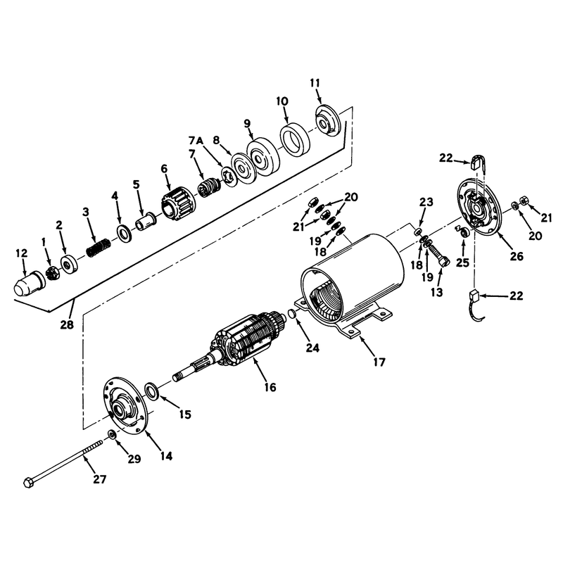 Starter Motor No. 32468b