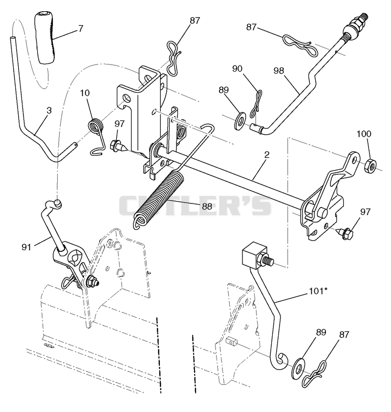 MOWER LIFT / DECK LIFT