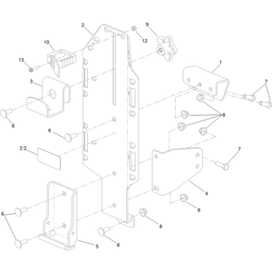 Bucket Mount Kit Assembly No 136-1654