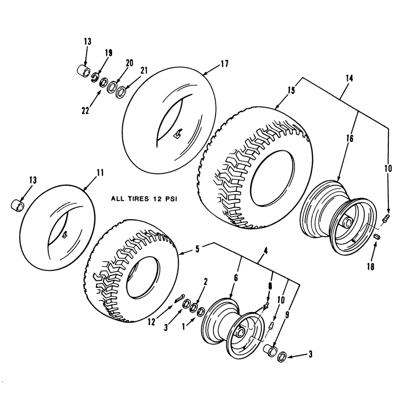Wheel & Tire Assebly
