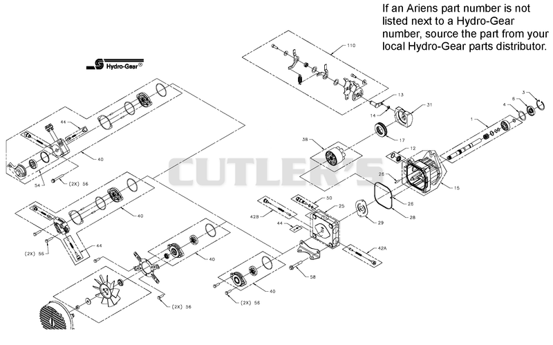 Hydro-Gear Hydraulic Pump