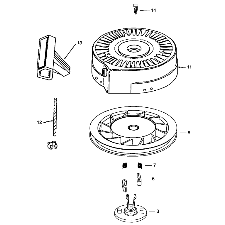 Recoil Starter No. 590743