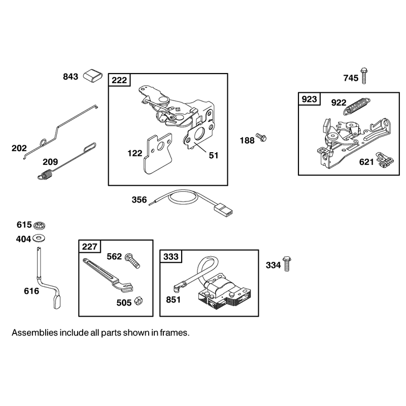Engine Briggs and Stratton Model 122602-0150-E1