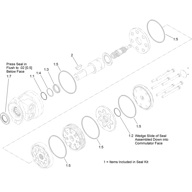 Hydraulic Motor Assembly No 117-6373