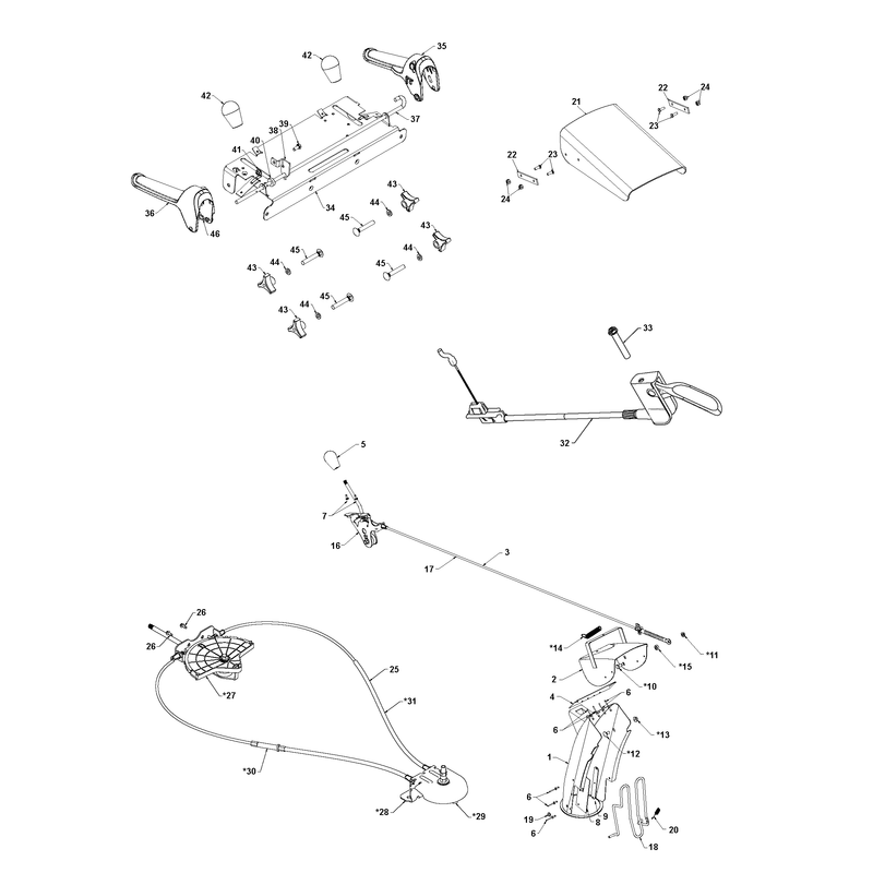 CONTROL PANEL AND DISCHARGE CHUTE