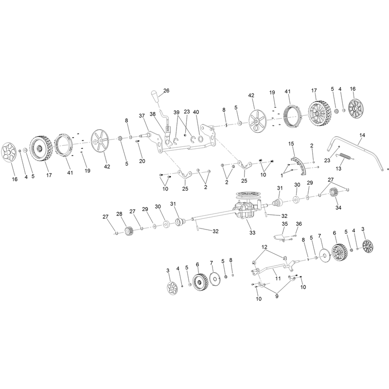 Suspension Traction and HOC Assembly
