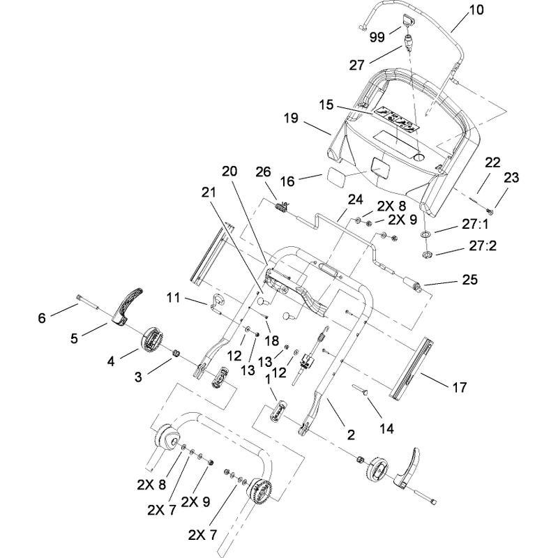 Upper Handle Assembly