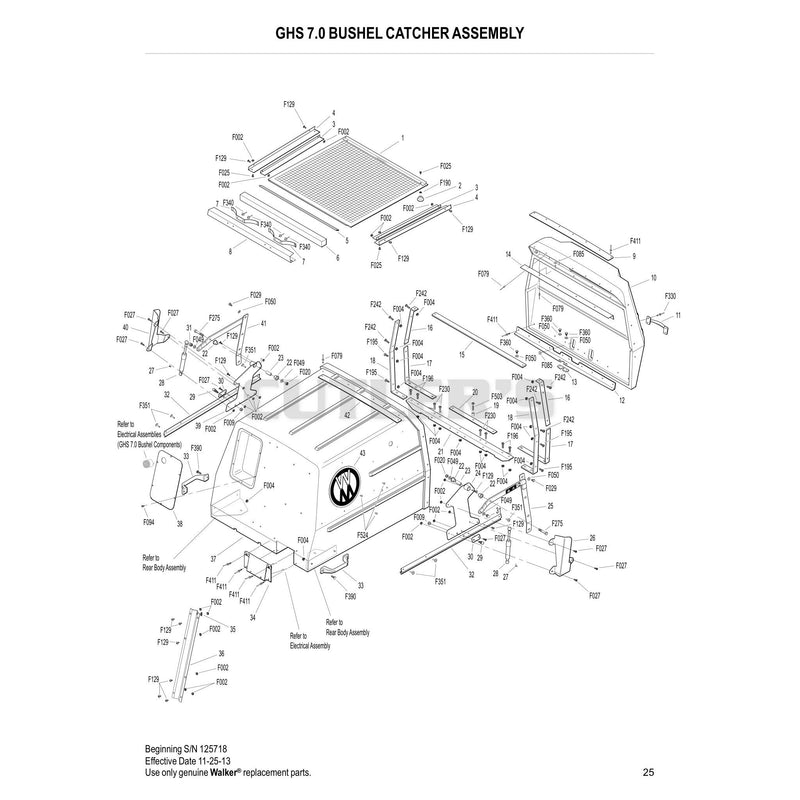 GHS 7.0 Bushel Catcher Assembly