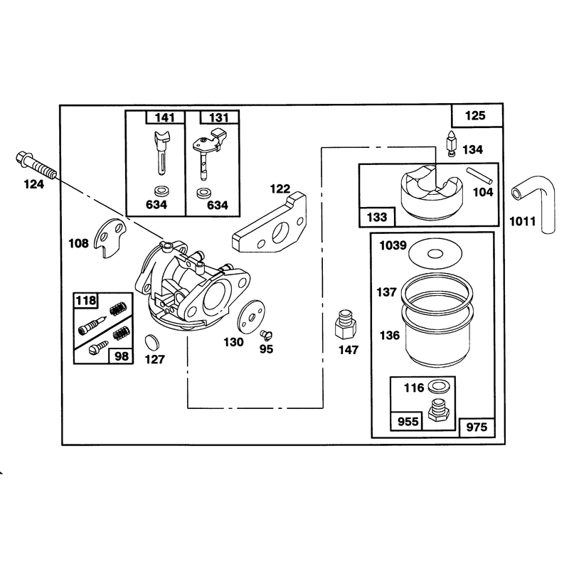 Engine Briggs and Stratton Model 97772-0112-01