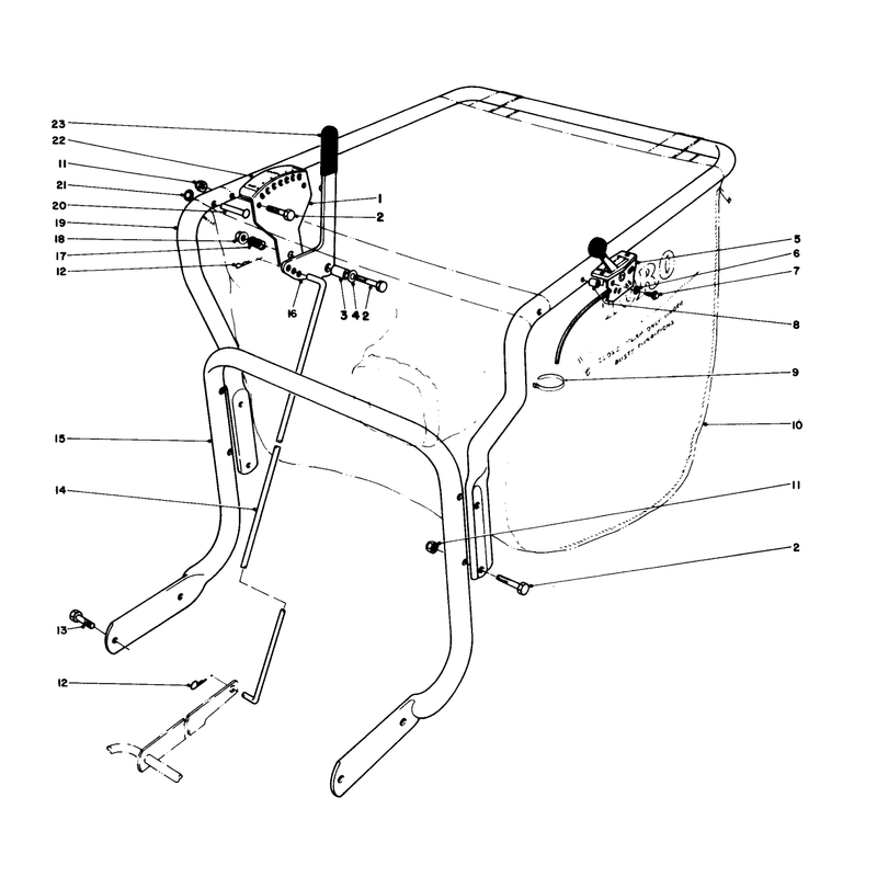 Controls and Handle Assembly Model 62912