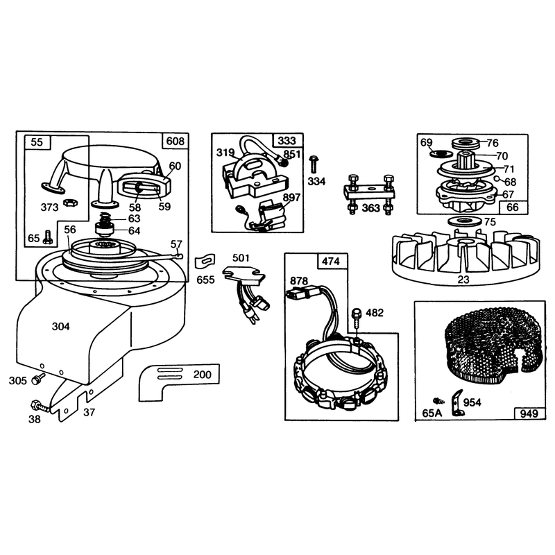 Briggs and Stratton Model No 191706-5839-01