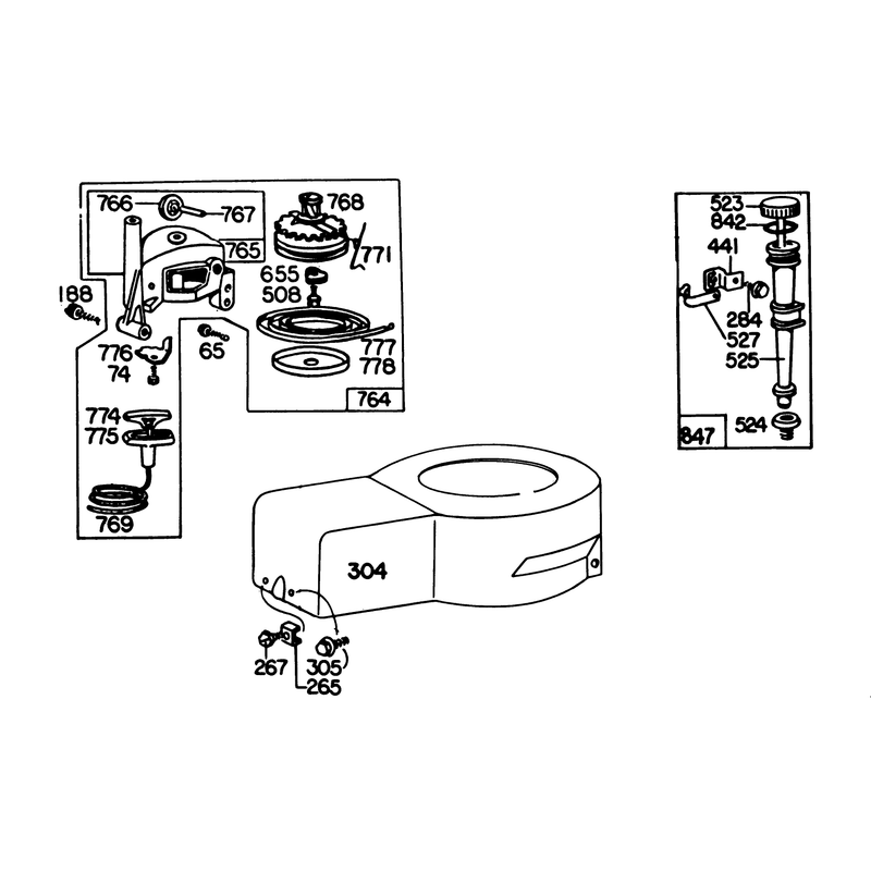 Starter and Shroud Assembly Model 92908-1956-01