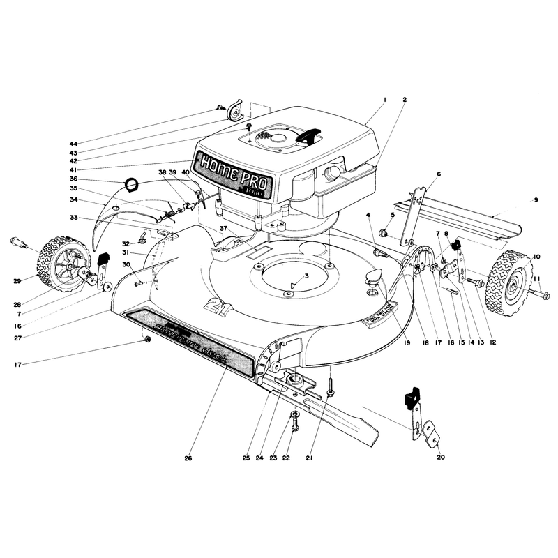 Housing and Engine Assembly