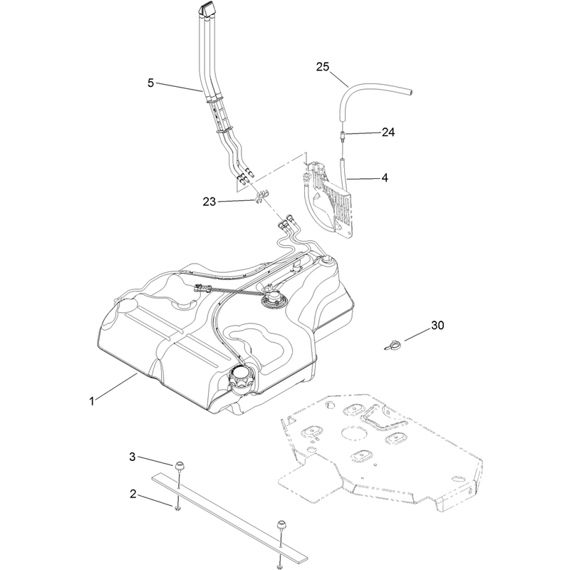 Fuel Tank Mounting Assembly