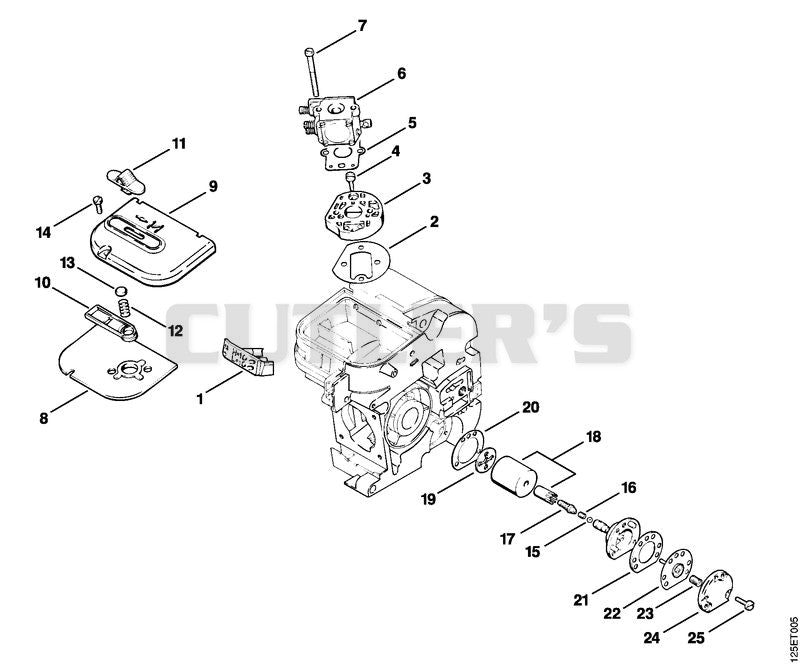 Air filter, Oil pump