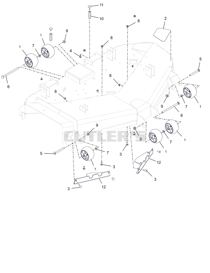 Anti-Scalp Wheels, Wear Plates and Deck Stops – Mach One