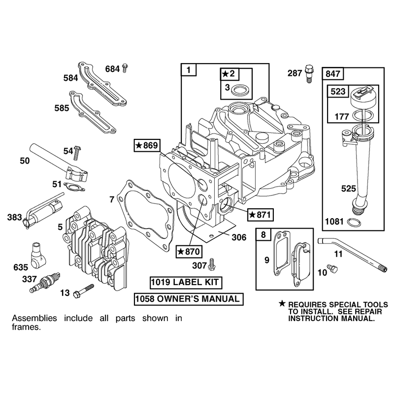 Engine Briggs and Stratton Model 12h802-1767-E1