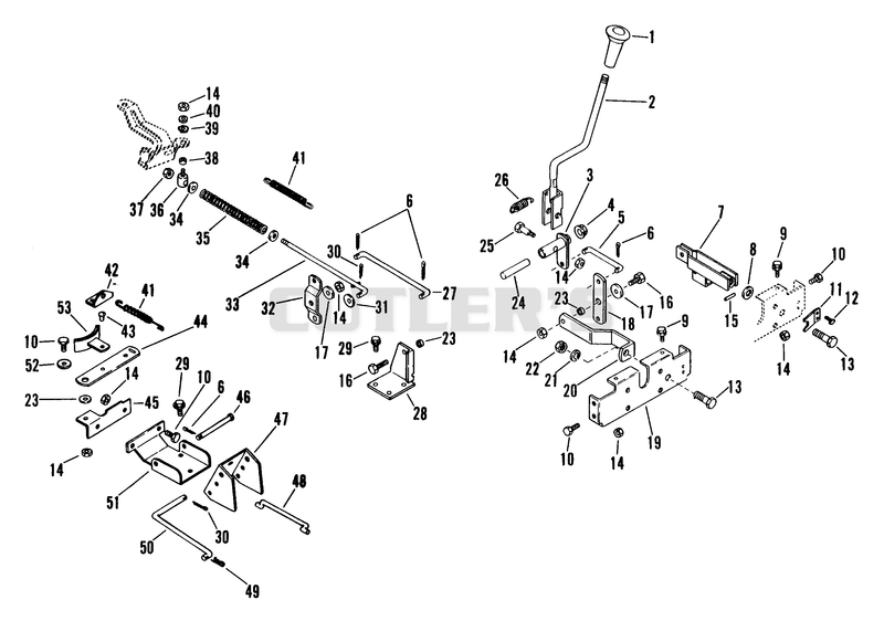 Mower Engagement Linkage