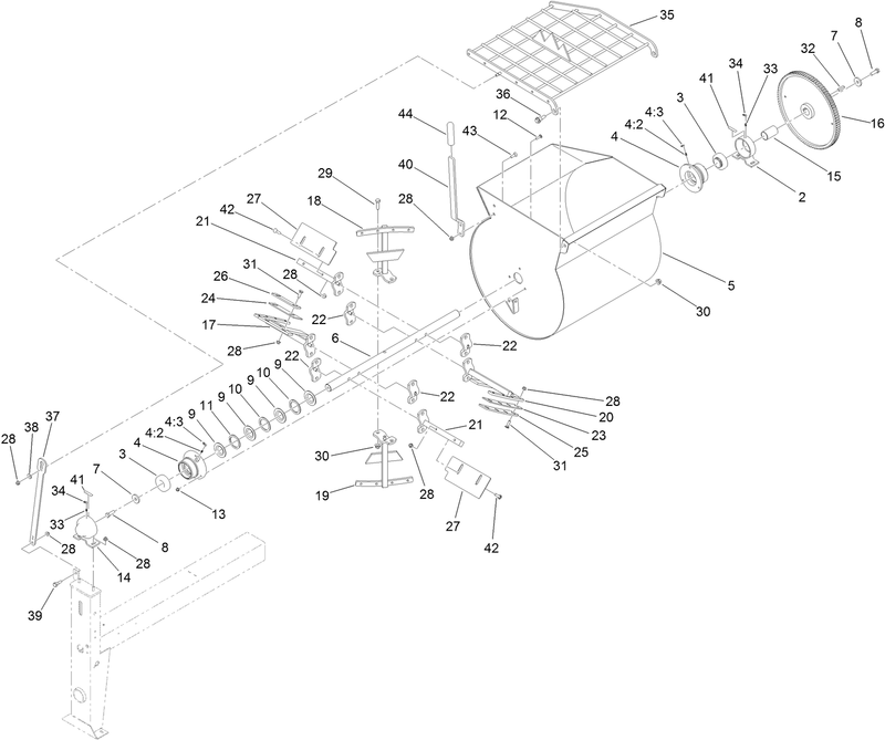 Drum Paddle and Bearing Assembly.gif