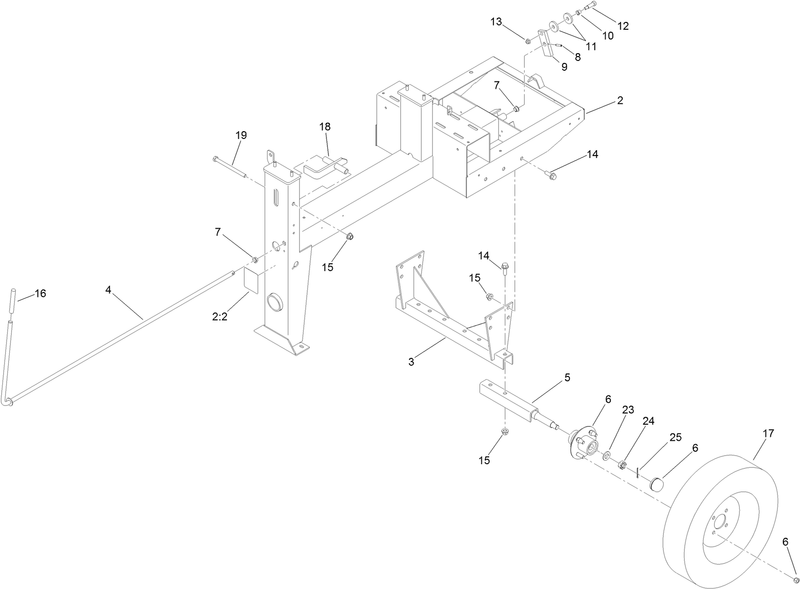 Frame and Axle Assembly