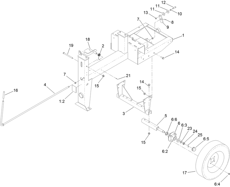 Frame and Axle Assembly