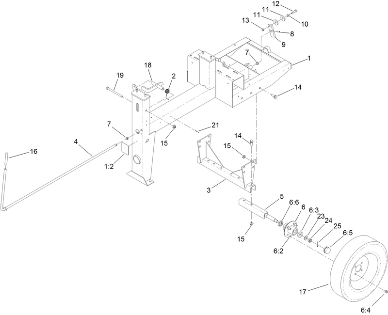 Frame and Axle Assembly