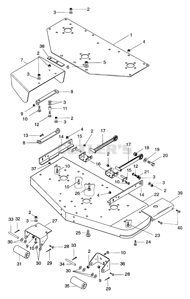 50" MOWER DECK