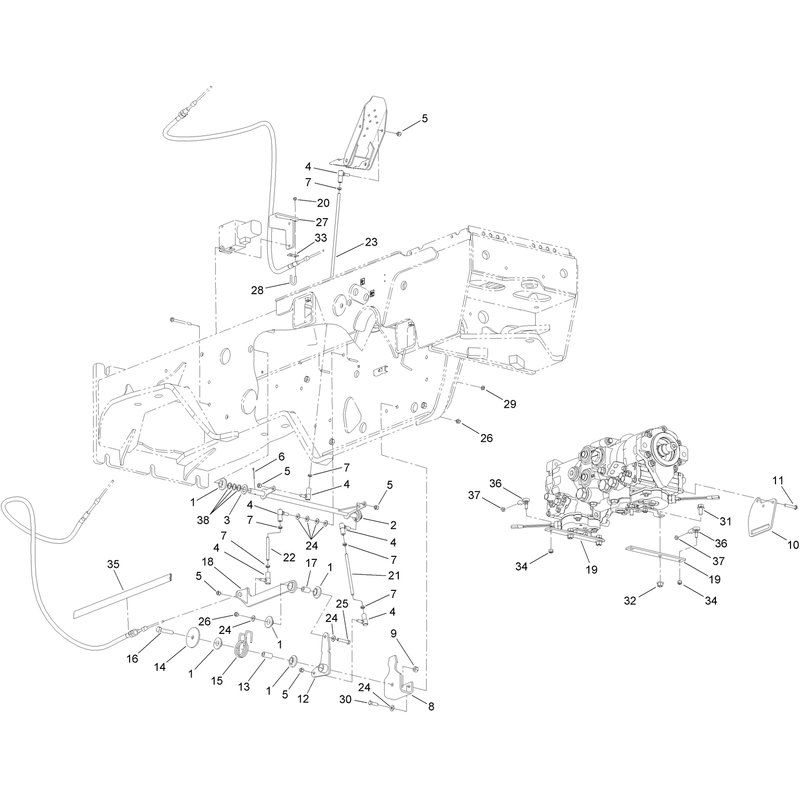 Ground Drive Linkage Assembly