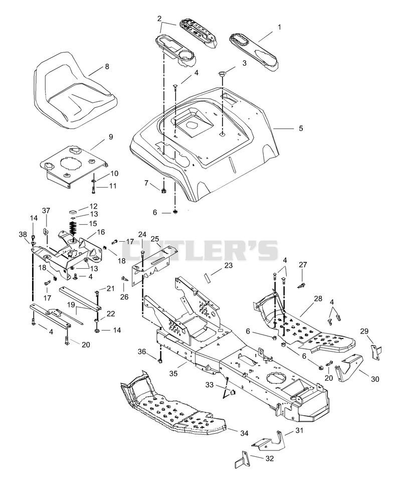 Frame & Rear Deck