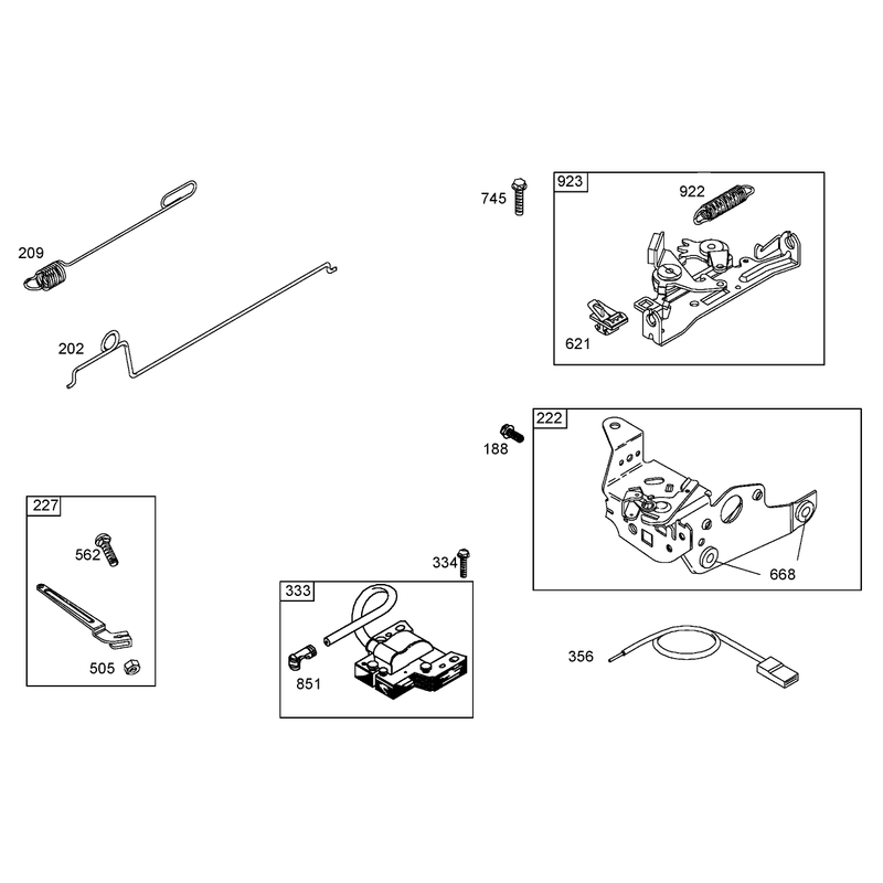 Governor Assembly Briggs and Stratton 125K02-0189-E1