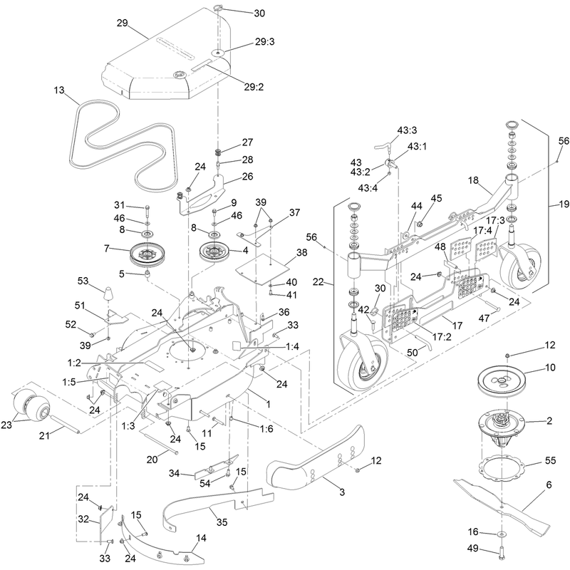 LH Wing Deck Assembly