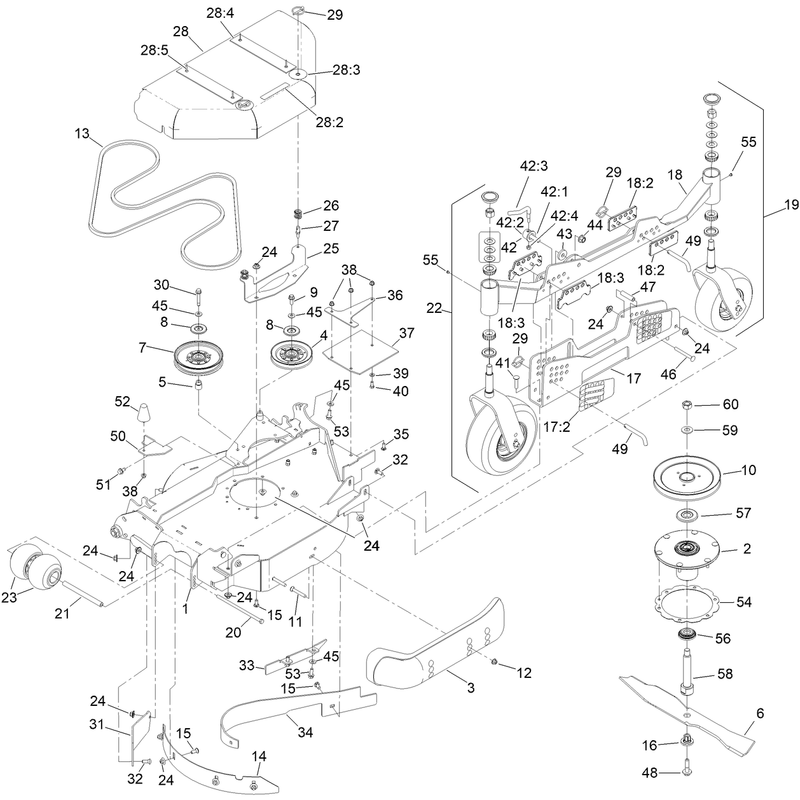LH Wing Deck Assembly