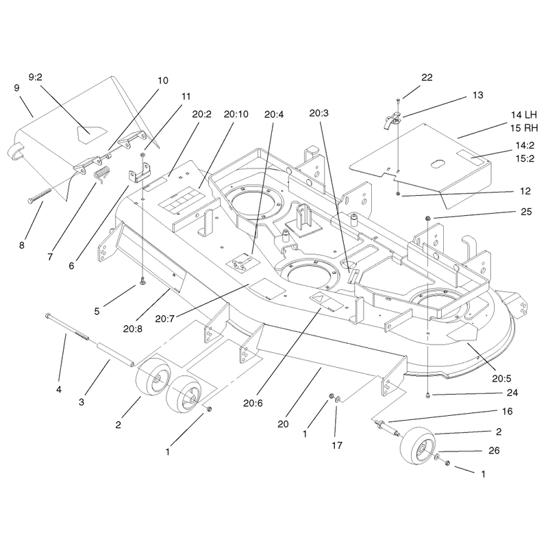 52in Deck Assembly