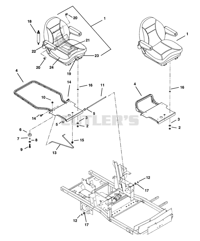 Seat And Hood Frame