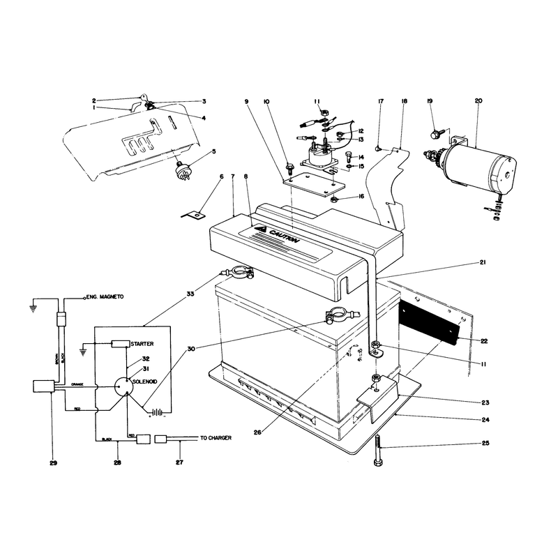 12 Volt Starting Motor Kit 29-6590